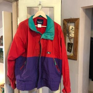 Vintage Woolroch Colorblock Windbreaker